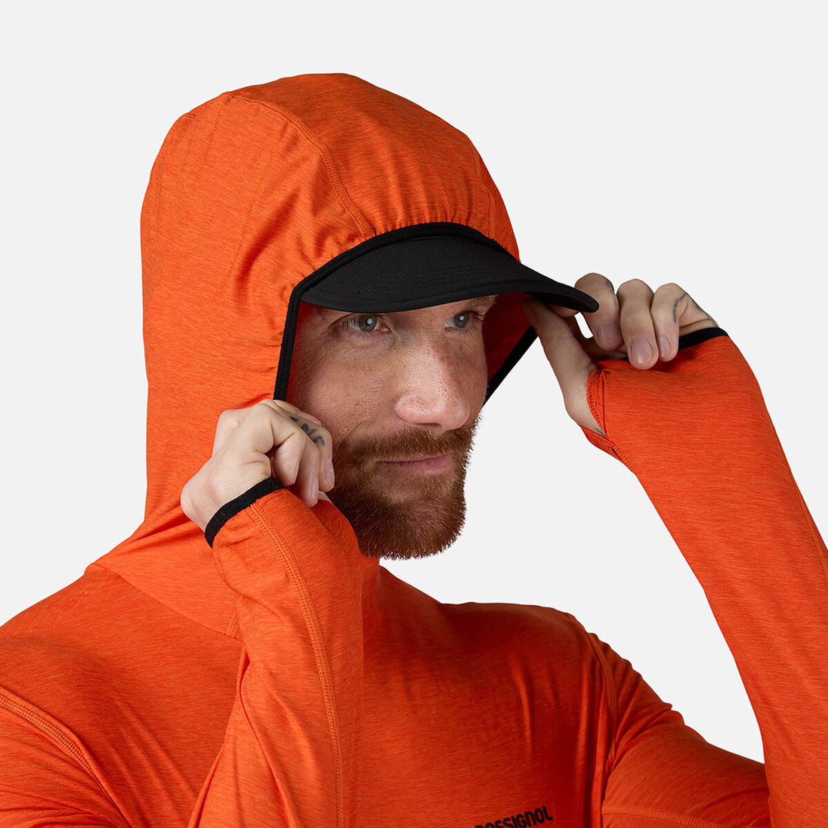 Rossignol Men's Westweg Sun Hoodie orange