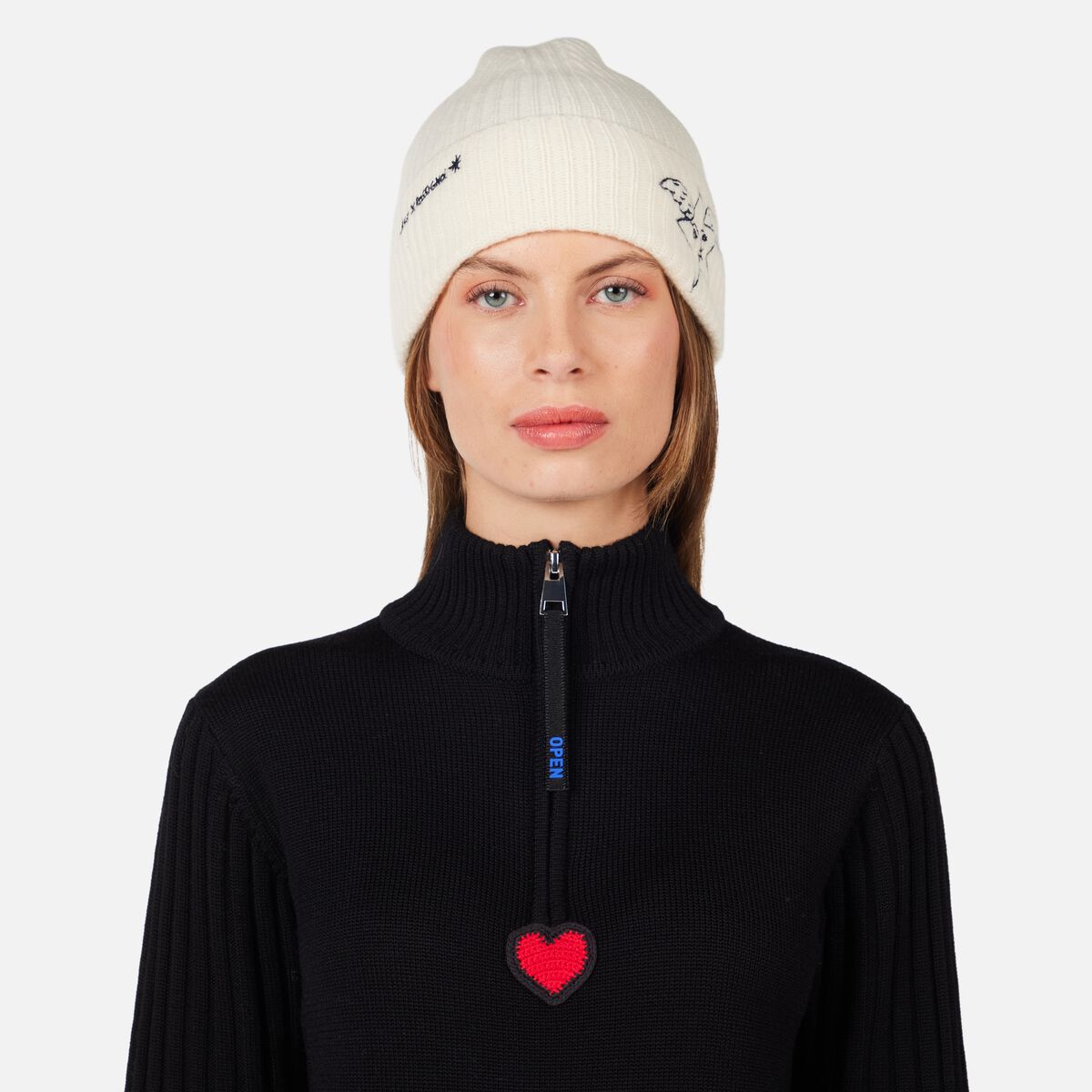Hummel Hmlautentica Felpa Donna Con Mezza Zip, Collo Alto, Traspirante, Regular Fit