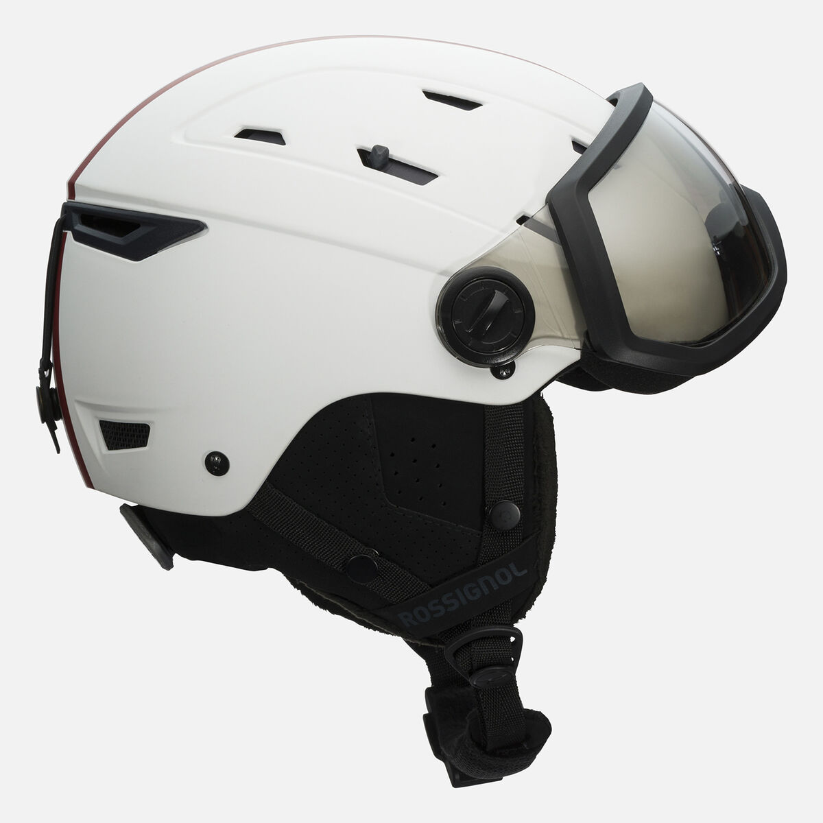 Rossignol Unisex Helmet Allspeed Visor Impacts Photochromic Strato White