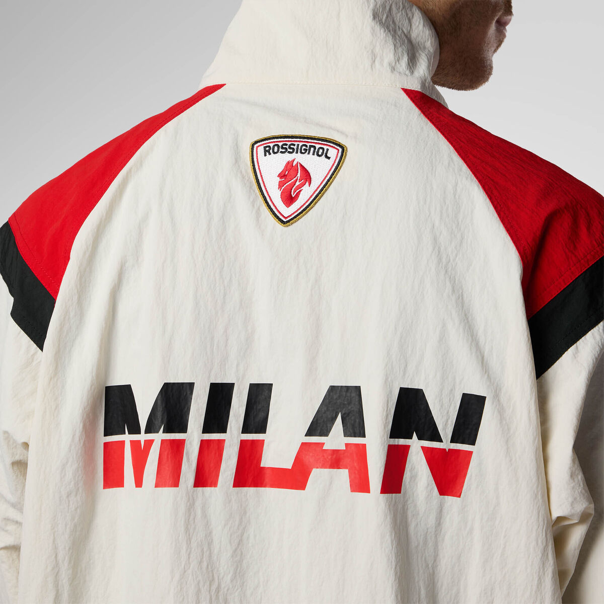 Rossignol UNISEX ROSSIGNOL X AC MILAN SUPER JACKET White