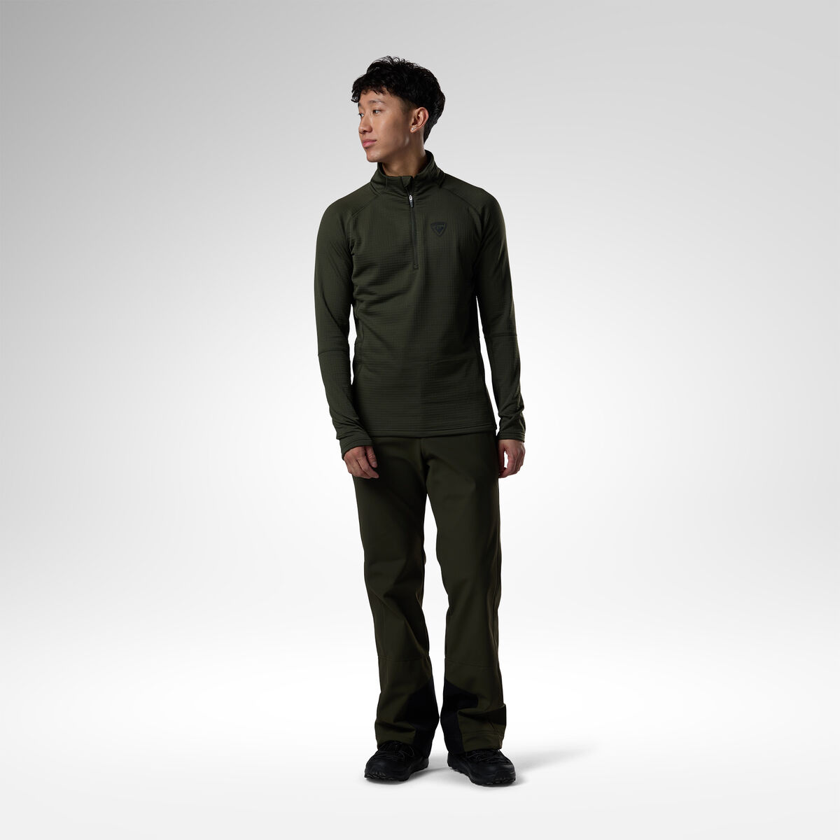 Rossignol Forro polar hombre con media cremallera Blackside [Ljava.lang.Object;@c3ee10a