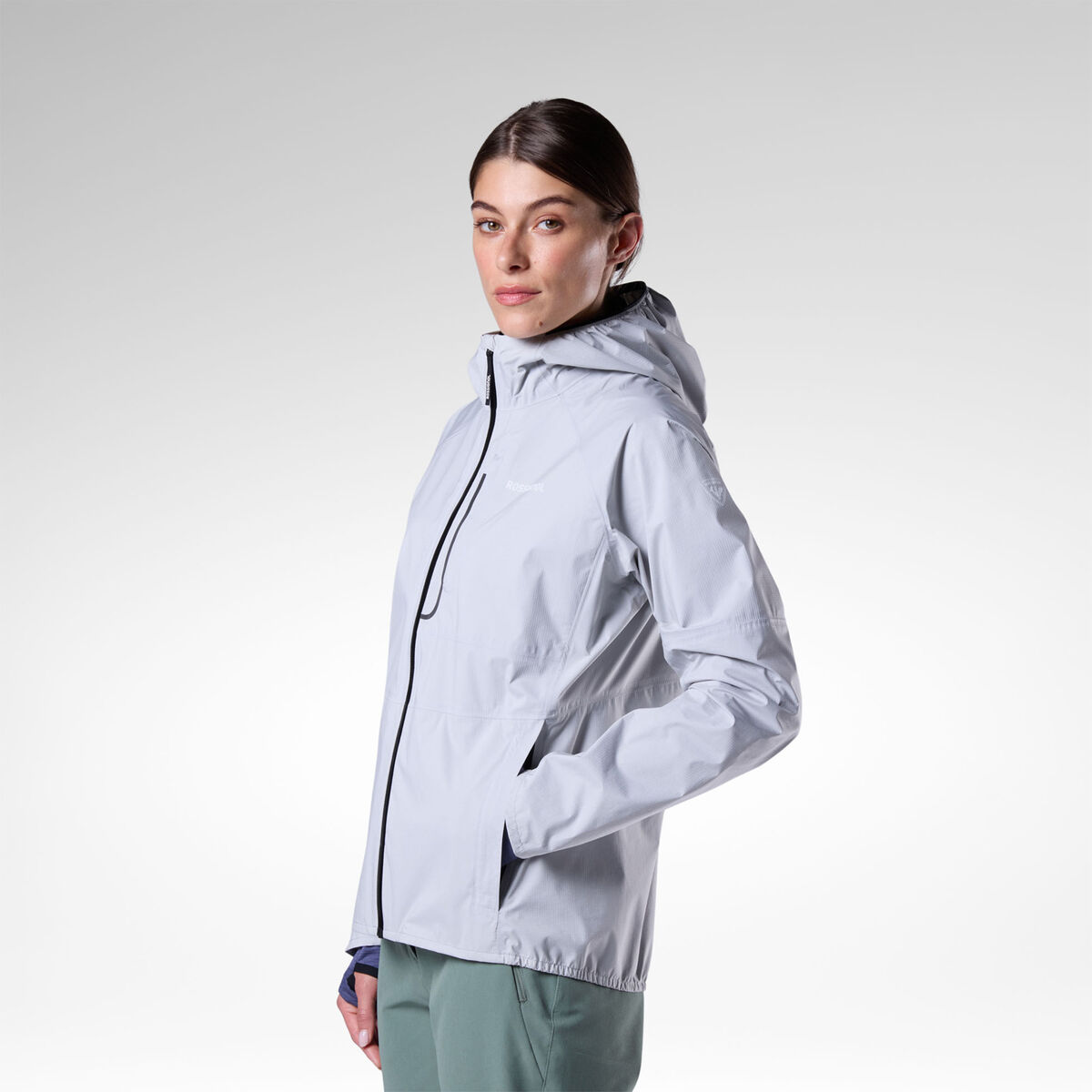 Rossignol Women's Rainproof 2.5L Shell Jacket Grey