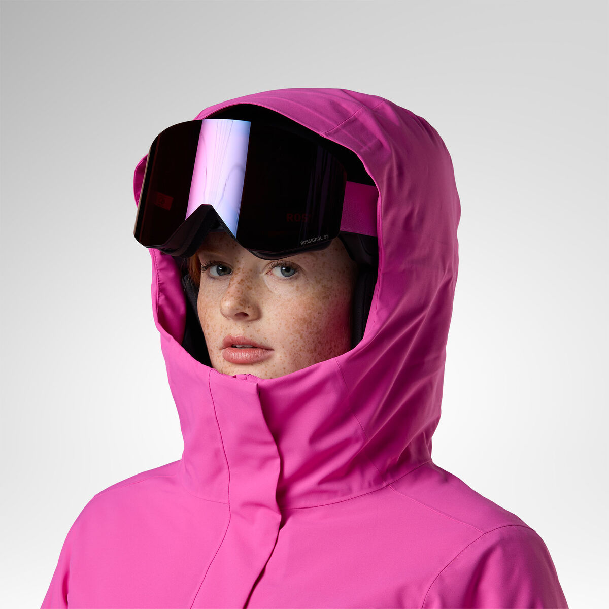 Rossignol Women's Strawpile Insulated Ski Jacket Pink Purple