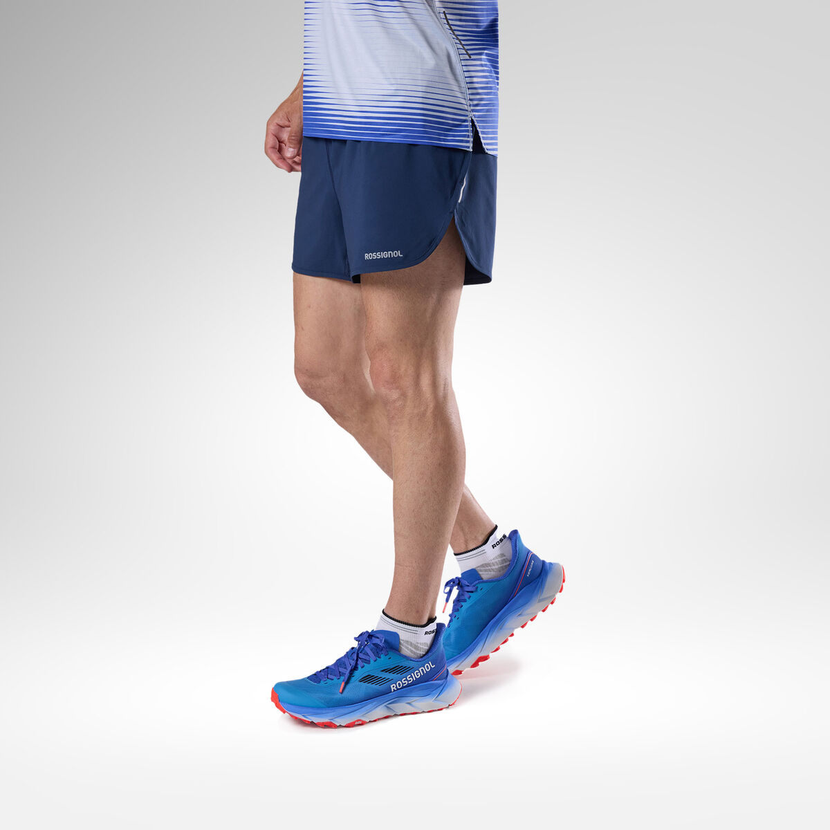 Rossignol Men's Sapa Trail Running Shorts 5' Blue