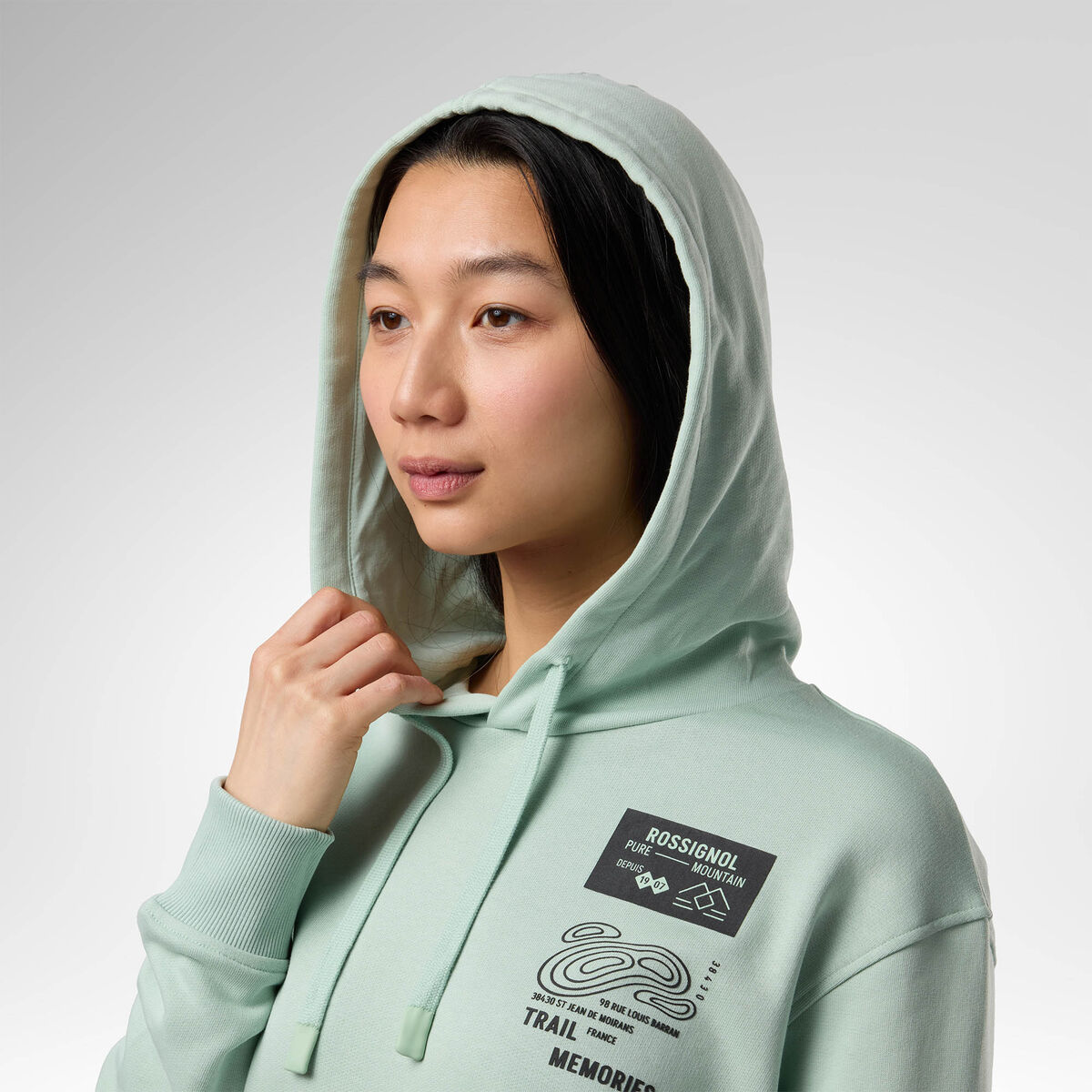 Rossignol Women's Waterfall Hoodie green