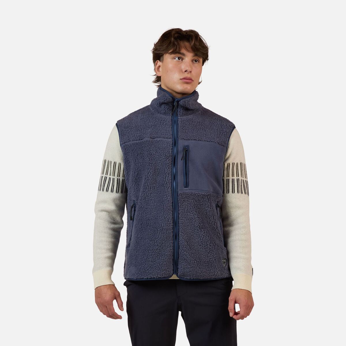Rossignol Men's All Track Sherpa Vest Blue