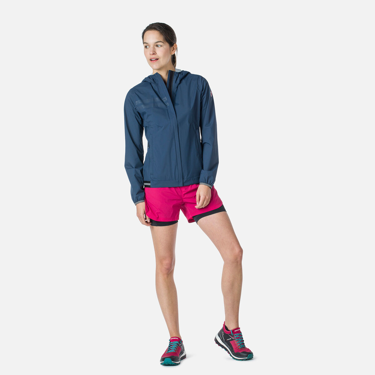 Rossignol Chaqueta impermeable ligera para mujer Blue