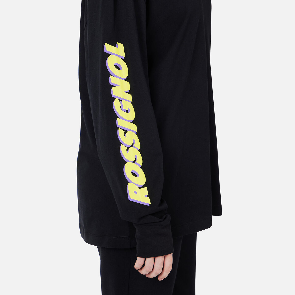 Rossignol Tee-shirt &agrave; manches longues Super unisexe Noir
