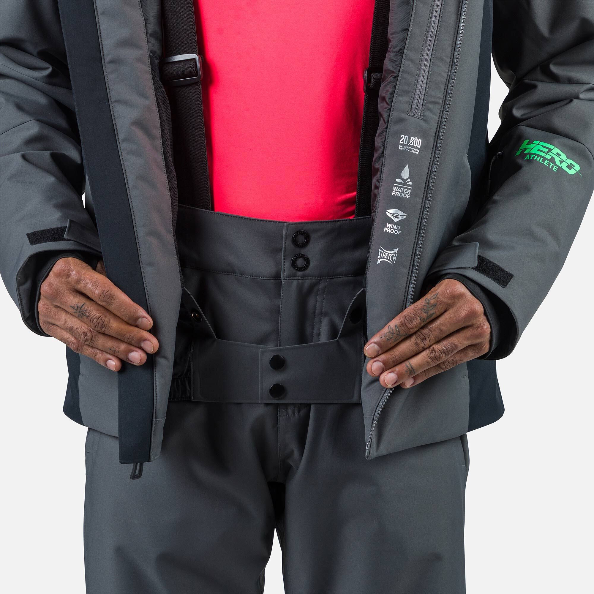 Men's Hero Velika Ski Jacket | Grey | Rossignol