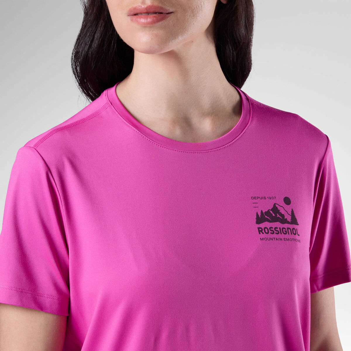 Rossignol T-shirt Active graphique pour femmes Pink/Purple