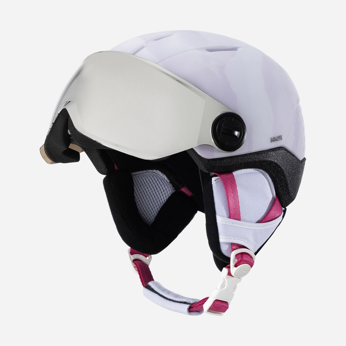 Rossignol Kid's Helmet Whoopee Visor Impacts White