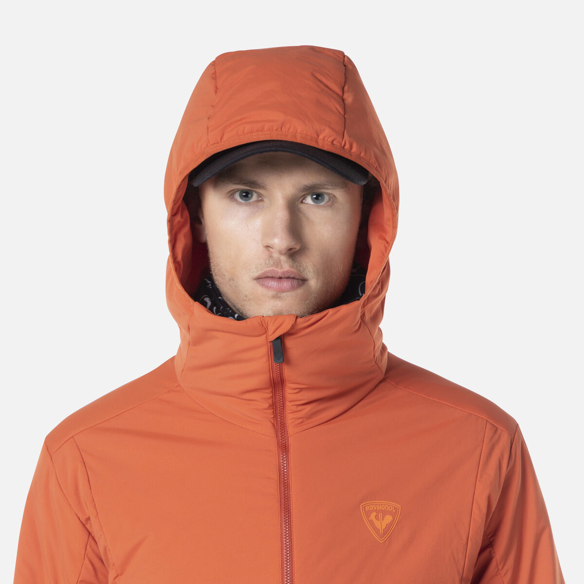 Rossignol Men's Opside Light Insulated Hoodie Jacket Brown