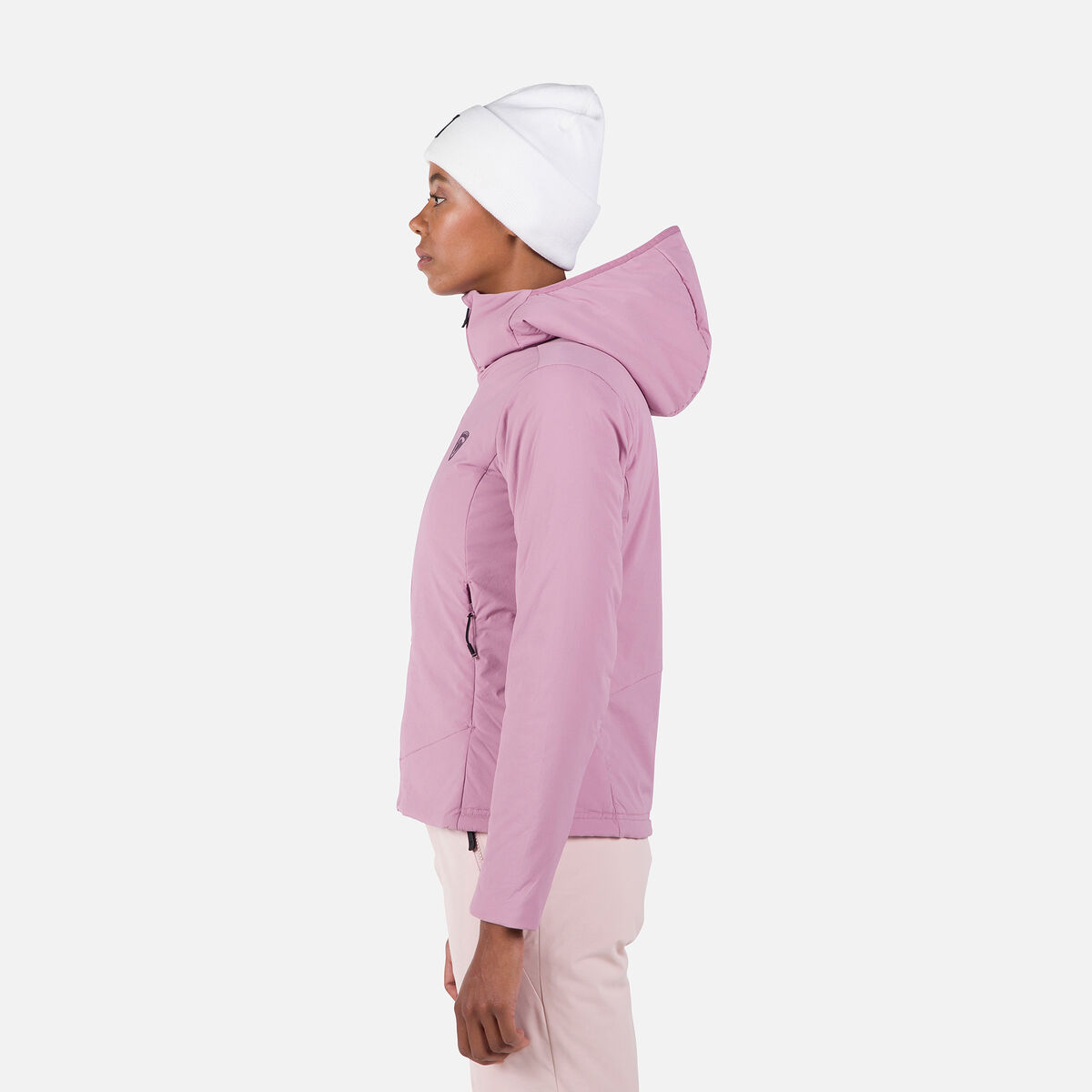 Rossignol Women's Opside Light Insulated Hoodie Jacket Pink/Purple