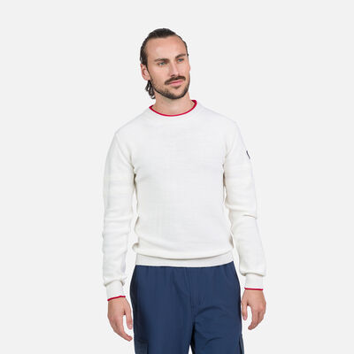 Pull en maille à rayures homme