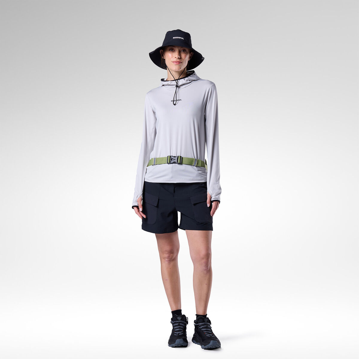 Rossignol Women's Westweg Sun Hoodie Grey