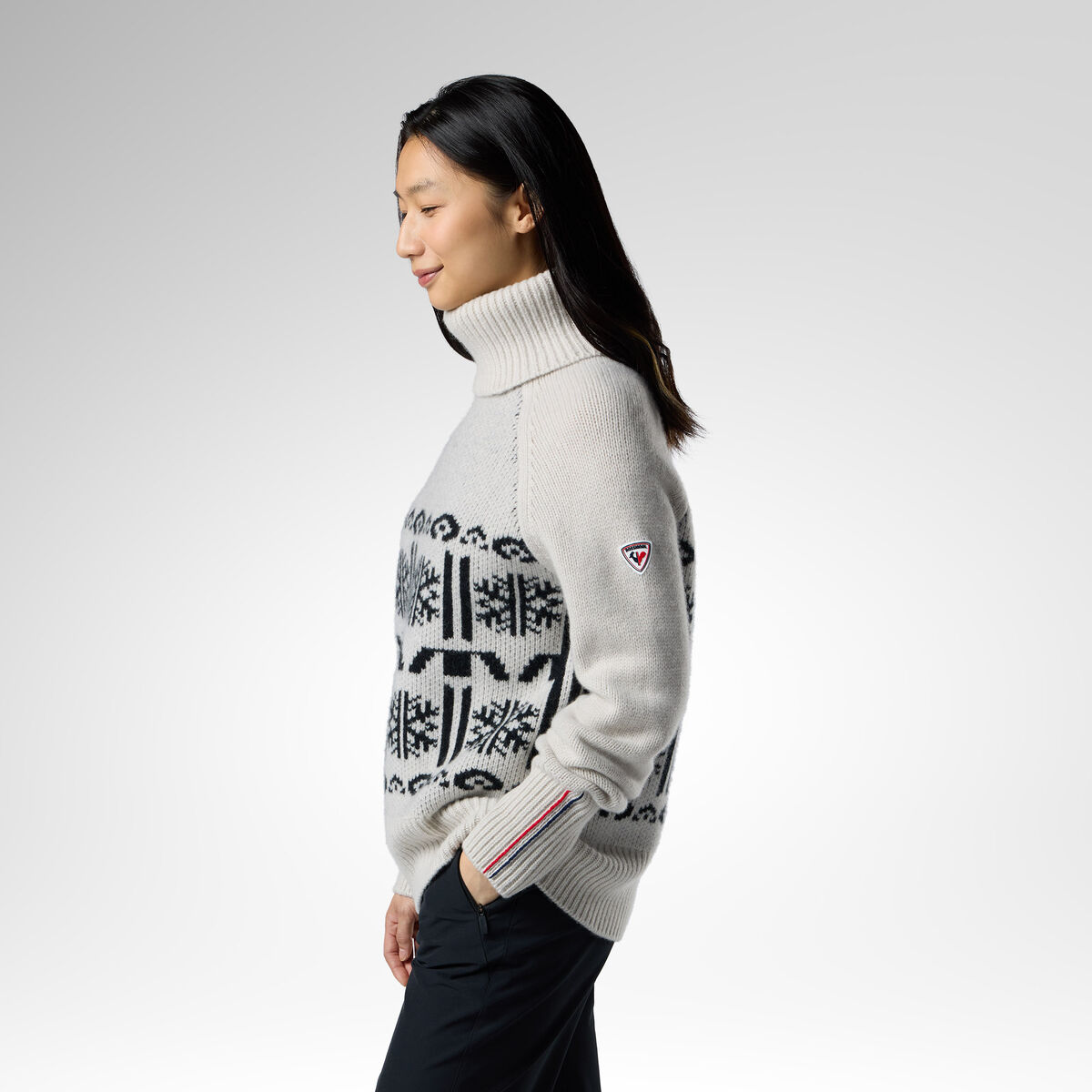 Rossignol Women's Patterned Crewneck Sweater [Ljava.lang.Object;@135518f5