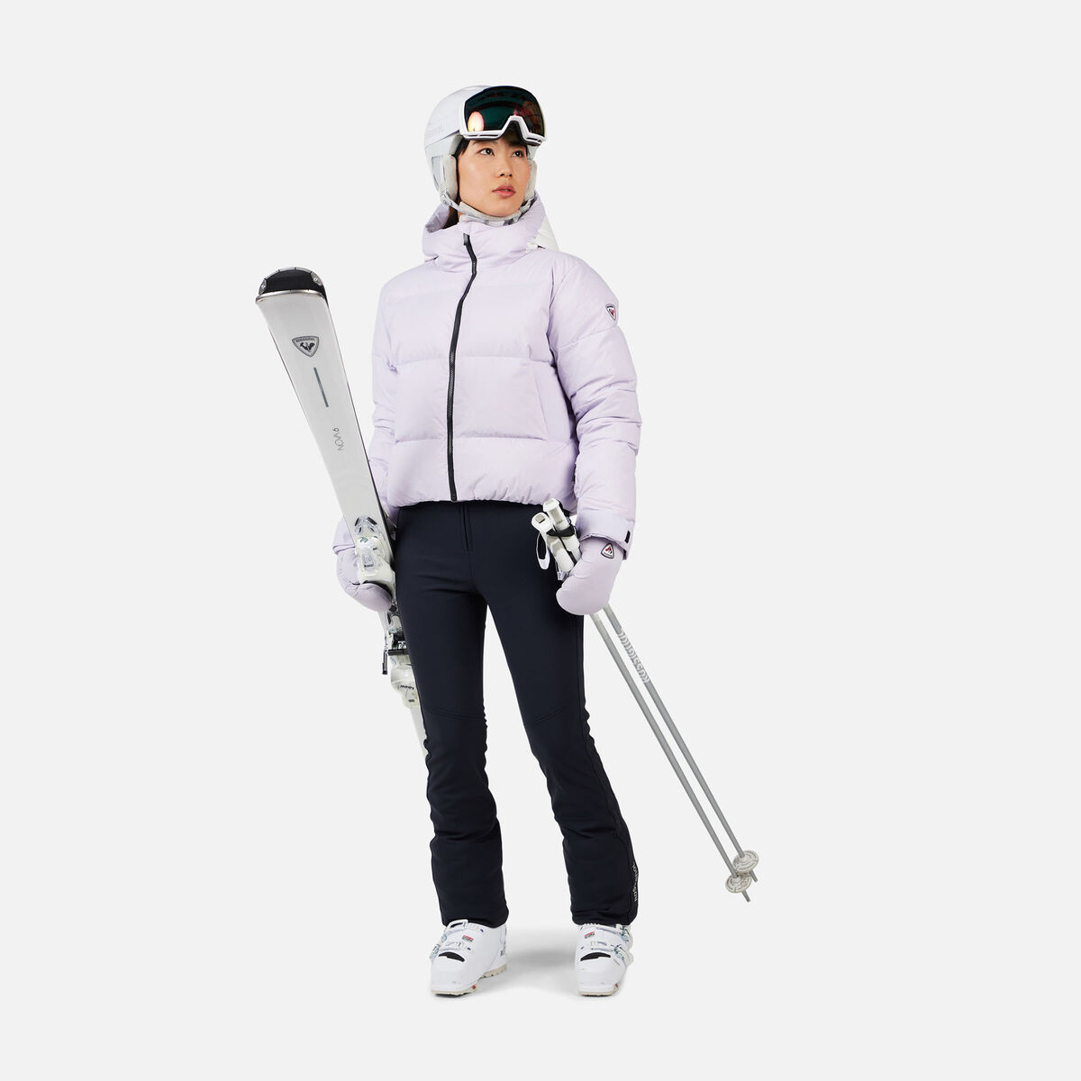Rossignol Chaqueta de plum&oacute;n de esqu&iacute; Daille para mujer Pink/Purple