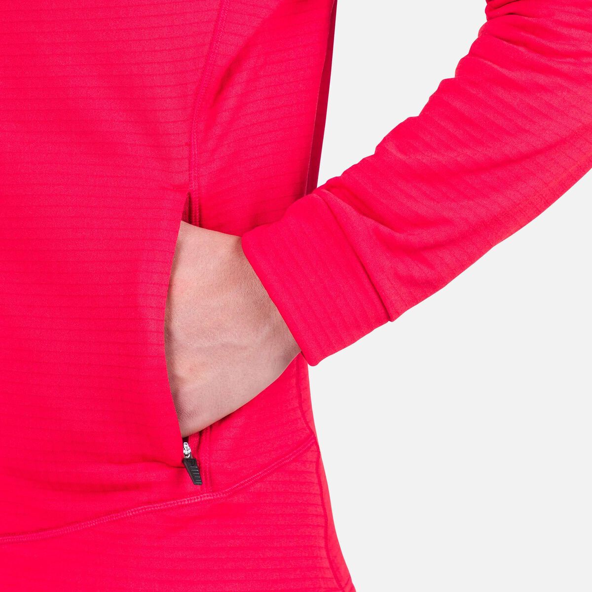 Rossignol Men's Blackside Full-Zip Fleece Jacket Red