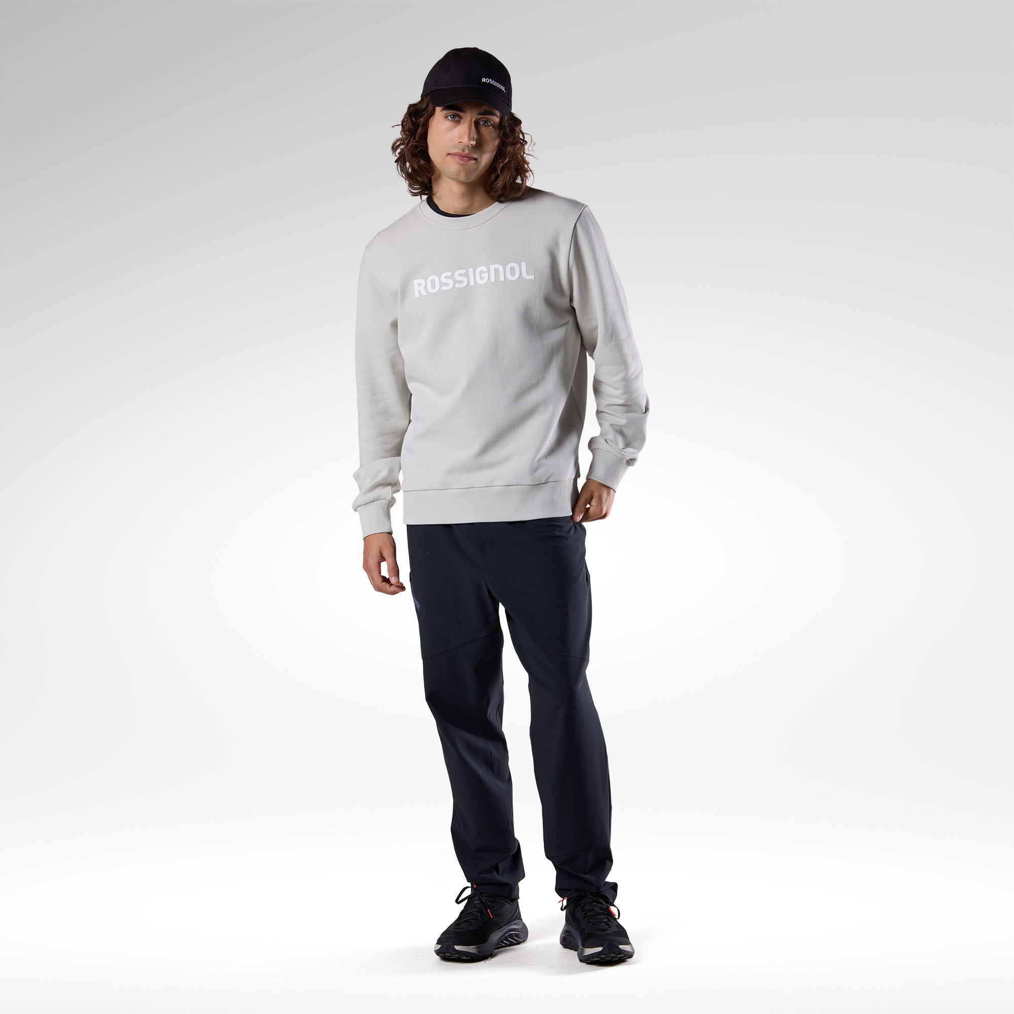 Men's Logo Crewneck Sweatshirt | grey | Rossignol