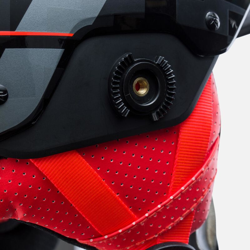 Rossignol Casque Unisexe Hero Slalom Impacts avec mentonni&egrave;re Noir