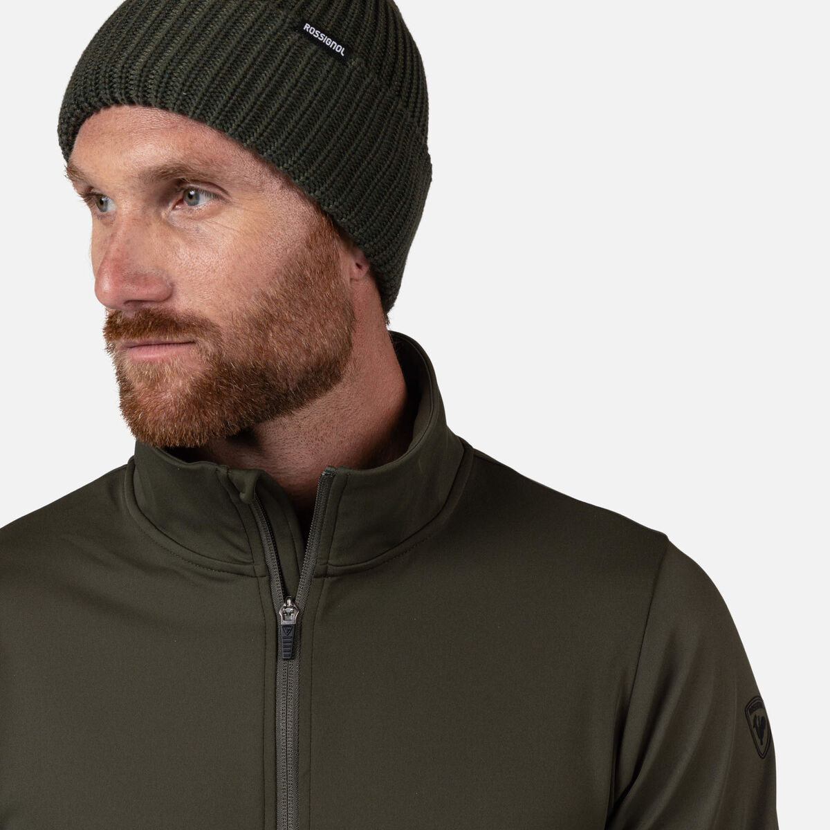 Rossignol Men's Midlayer Full-Zip Thin Jacket Green