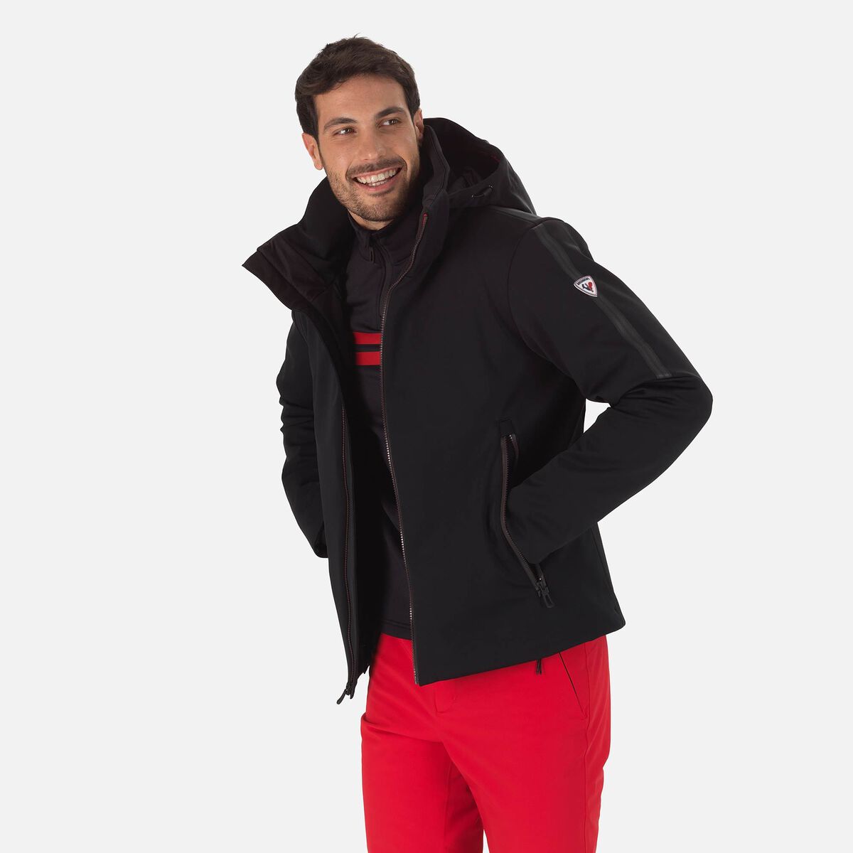 Rossignol Men's Softshell Flat Ski Jacket Black