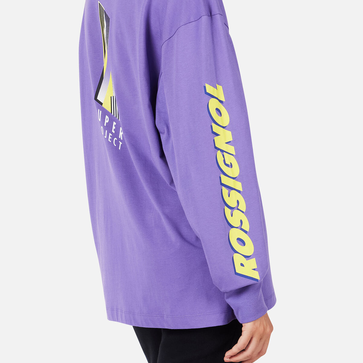 Rossignol Unisex Super Long Sleeve Tee Pink/Purple