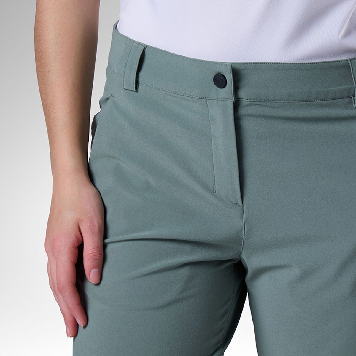 Rossignol Women's Stretch Chino Shorts 7-inch Green