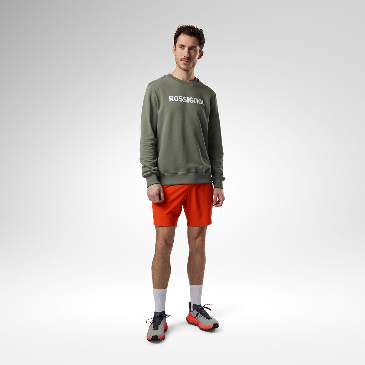 Rossignol Men's Logo Crewneck Sweatshirt Green