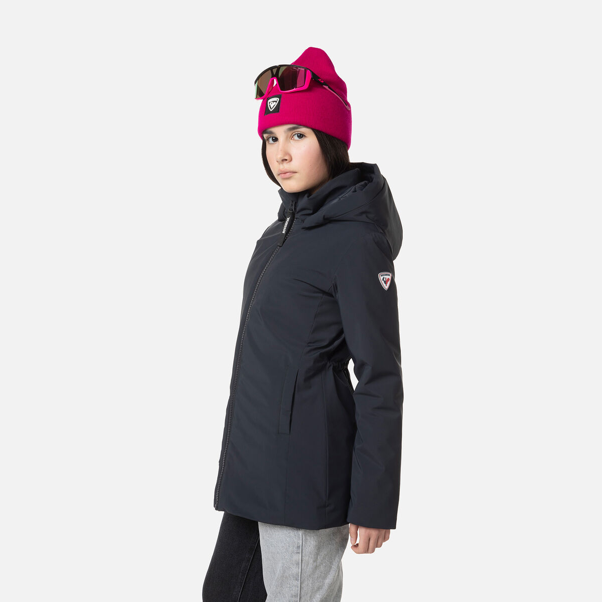 Rossignol Girls' Waterproof Coat Black