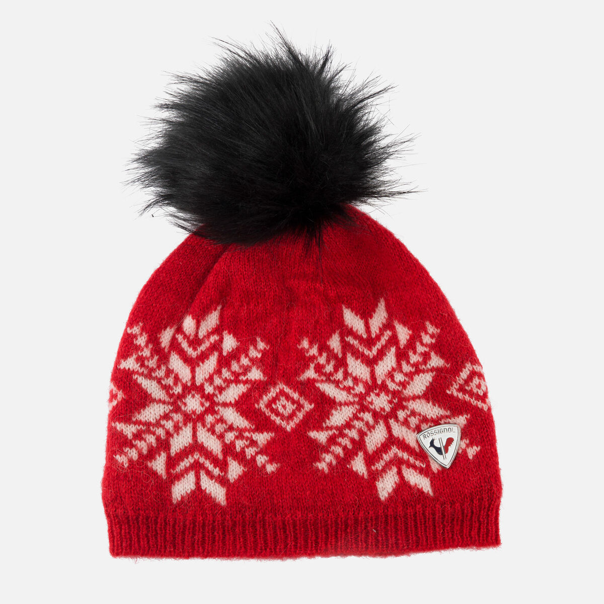 LKXHarleya Women Fleece Lining Christmas Snowflake Wool Beanie Hat