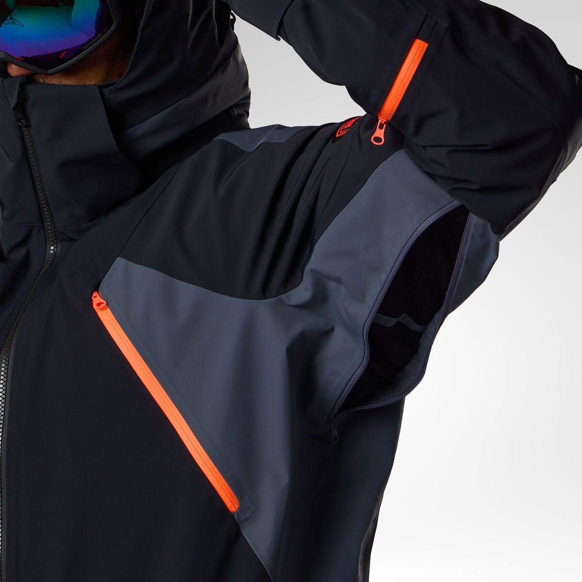 Rossignol Men's 4-Way Stretch Insulated Ski Jacket Black