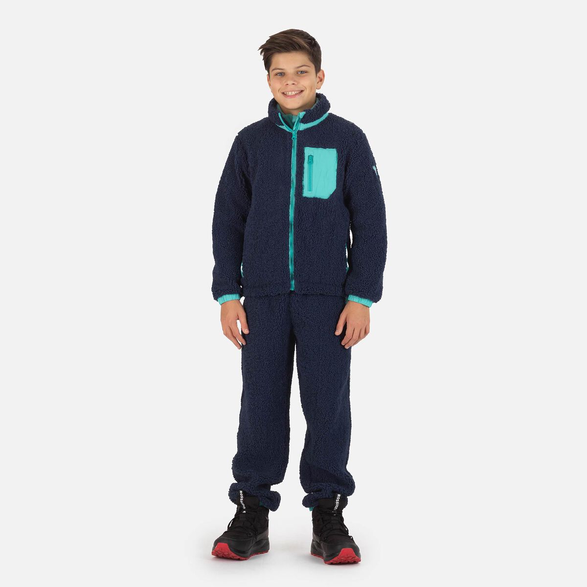 Rossignol Giacca in pile ragazzo Blue