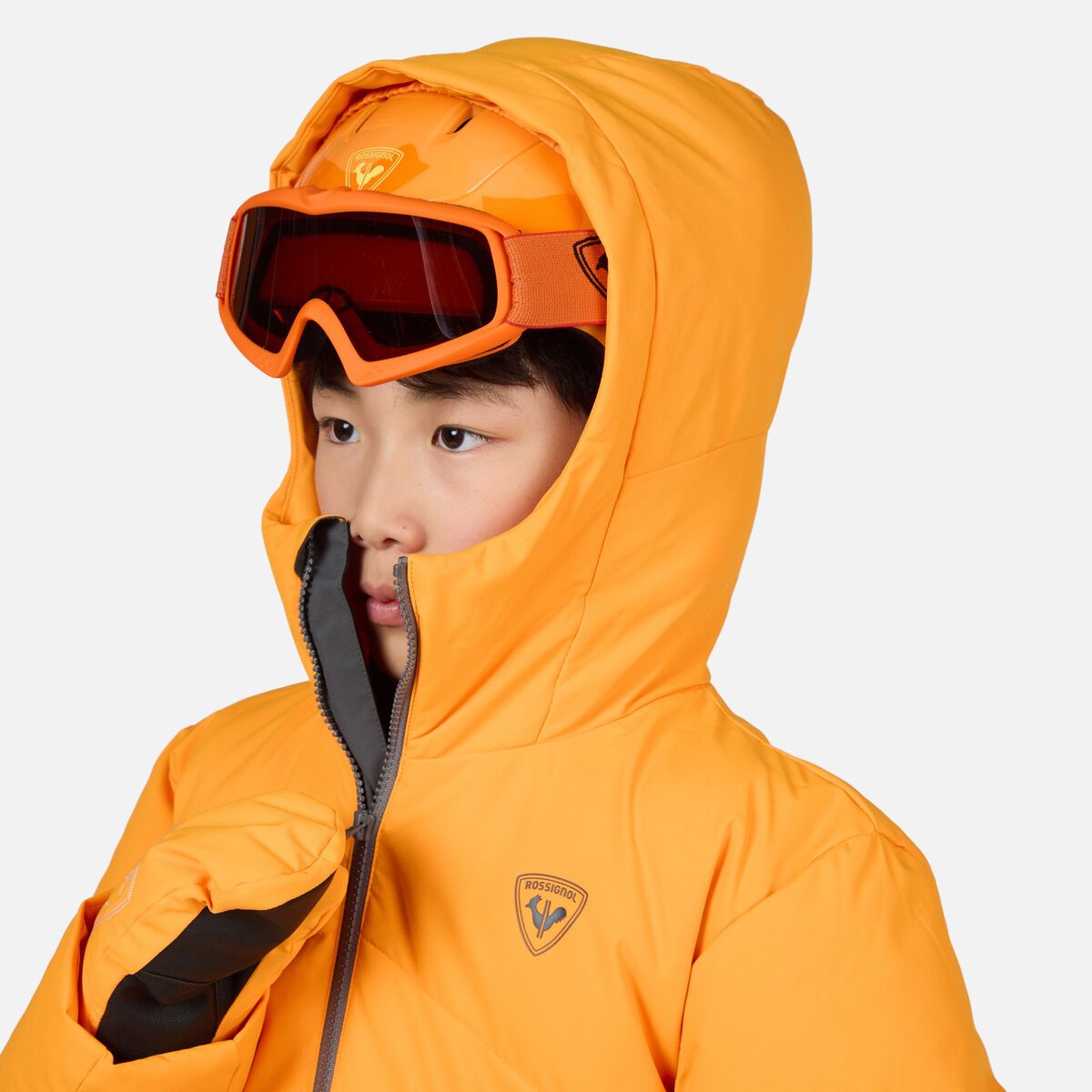 Rossignol Veste de ski gar&ccedil;on Siz Orange