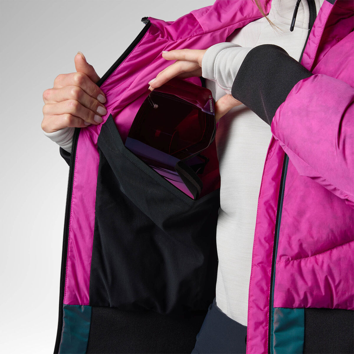 Rossignol Women's Snowblaze Down Bomber Ski Jacket [Ldw.value.EnumValue;@1d969a