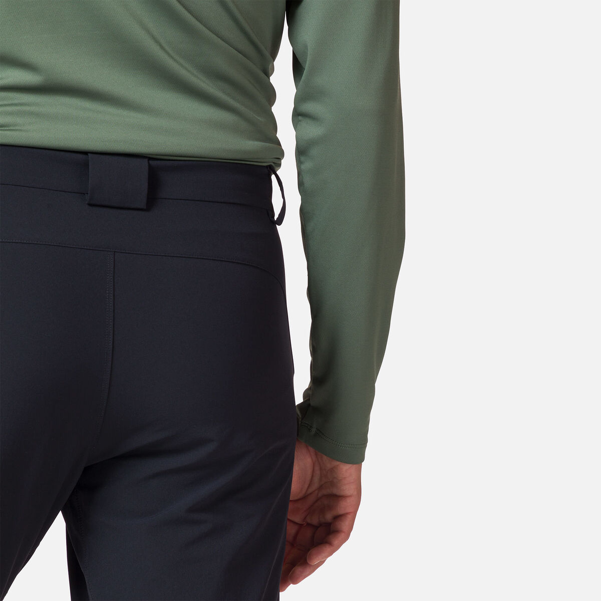 Rossignol Men's lightweight convertible zip-off pants Black