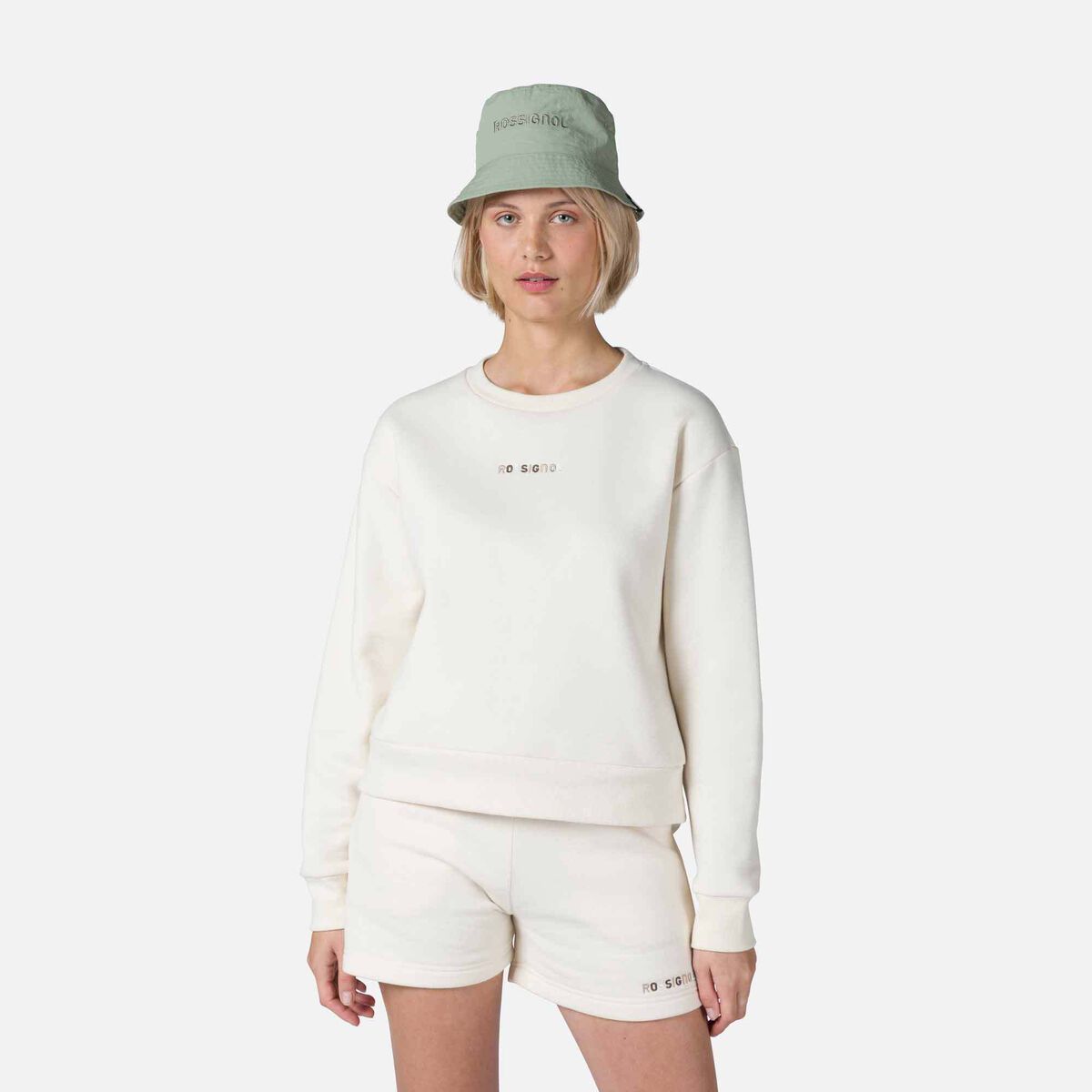 Rossignol Women's Embroidery Rossignol Sweatshirt White