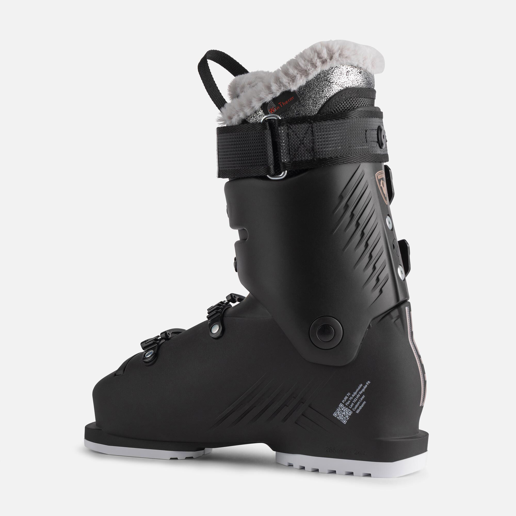 Women's On Piste Ski Boots Pure 70 | Black | Rossignol