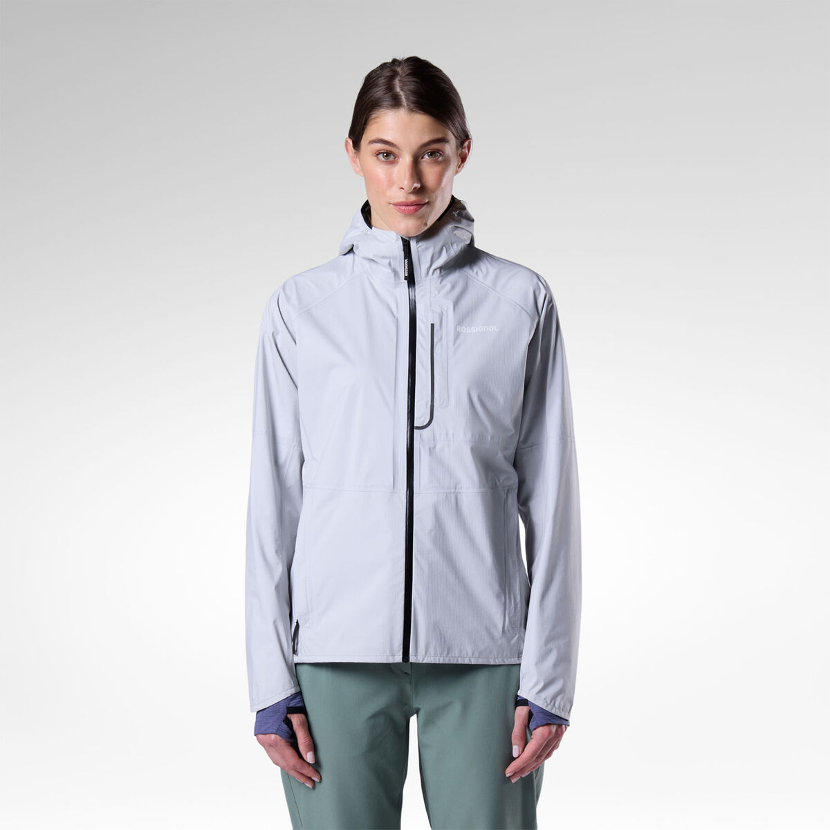 Rossignol Women's Rainproof 2.5L Shell Jacket Grey