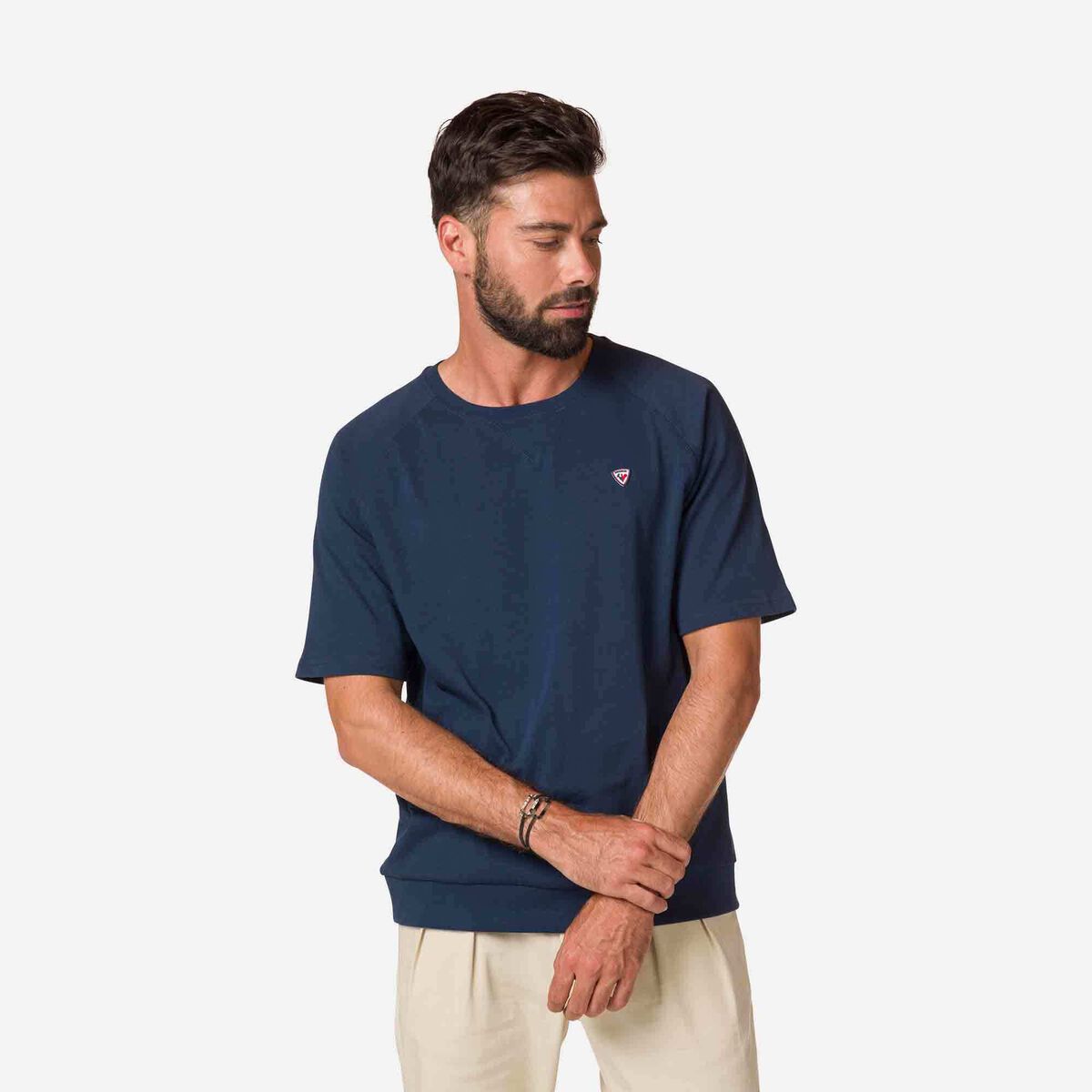 Rossignol Men's Cotton Comfortable Raglan Tee Blue