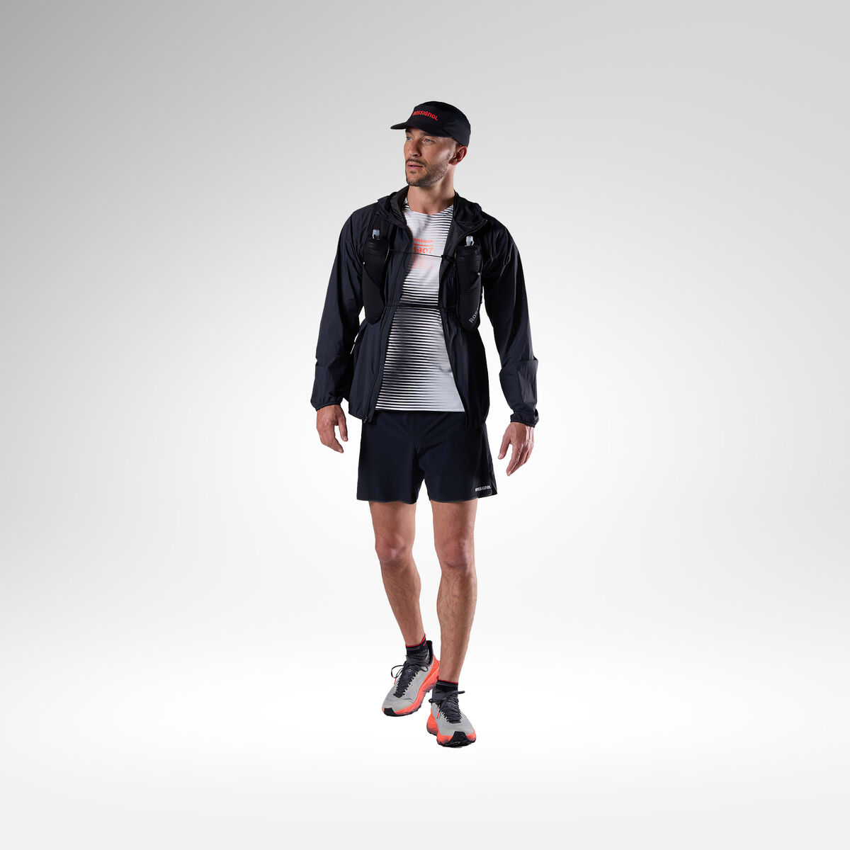Rossignol Men's Sapa 2-in-1 Shorts 7" Black