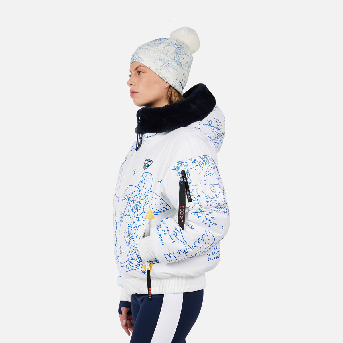Rossignol Women's JCC Yeti Reversible Ski Jacket Multicolor