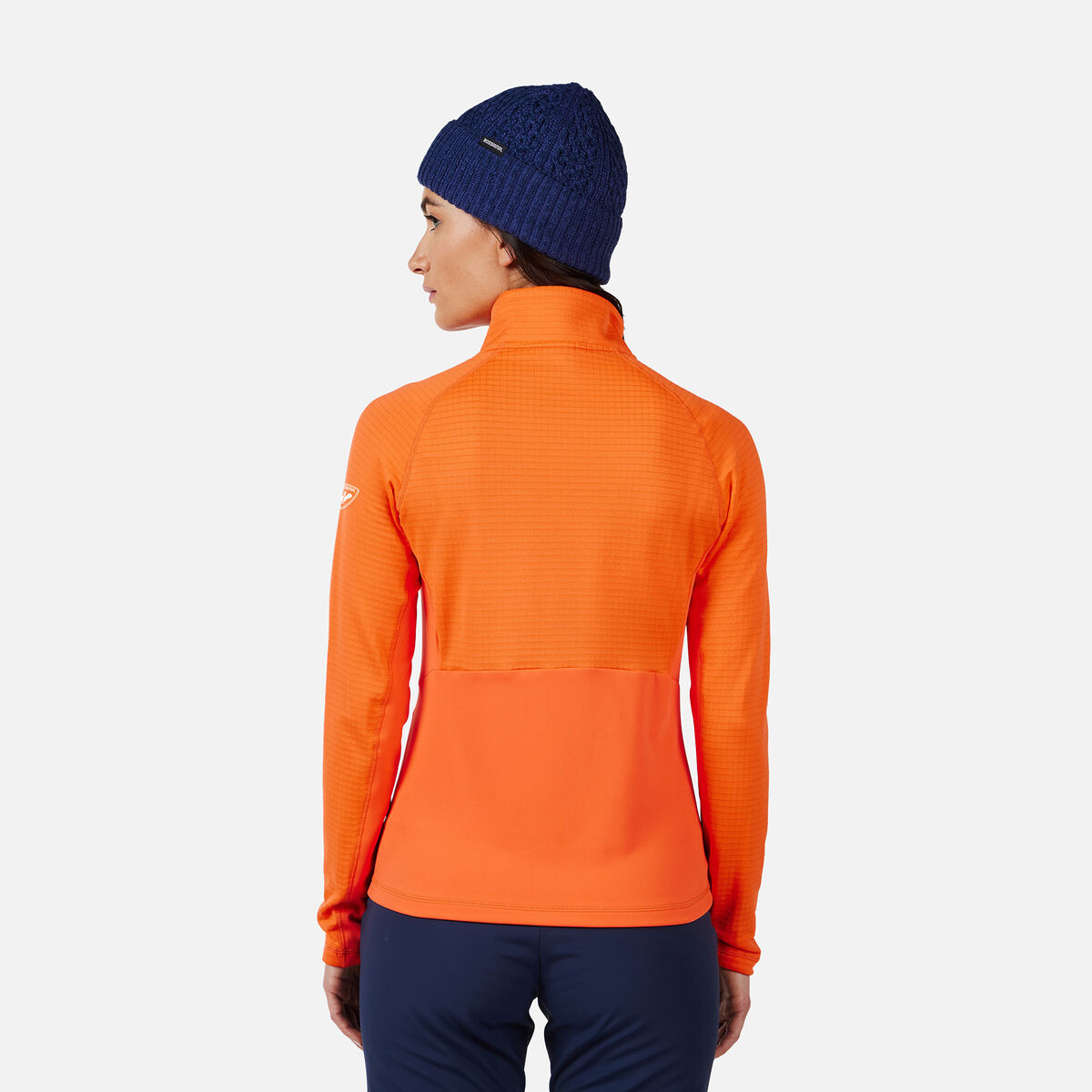Rossignol Polaire zipp&eacute;e Blackside Mix pour femme Orange
