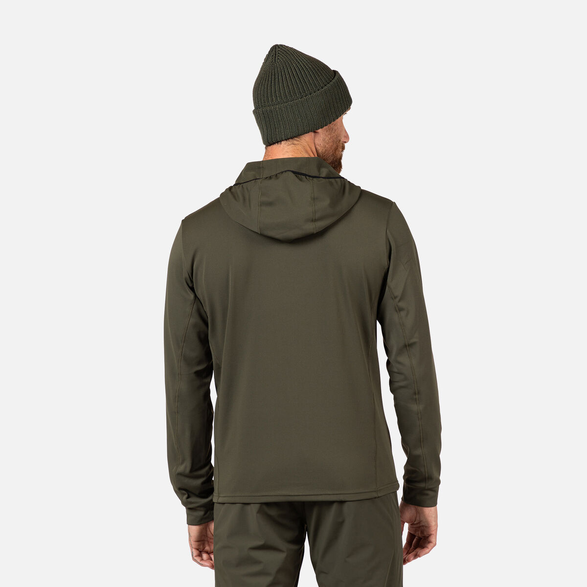 Rossignol Men's Mid Layer Full-Zip Hoodie Jacket Green