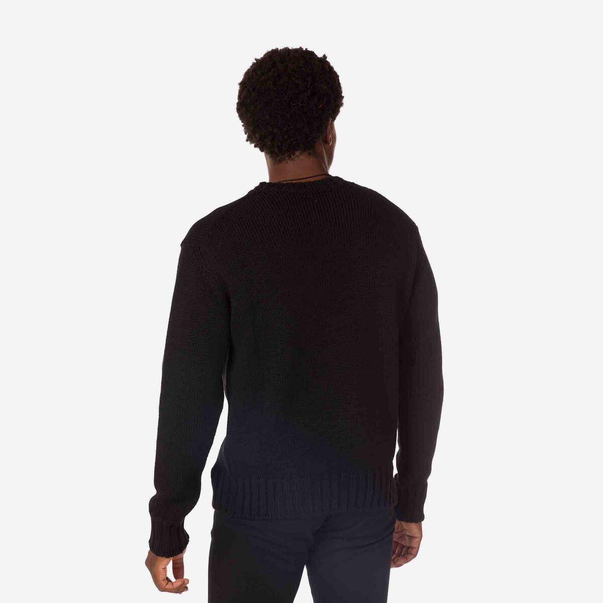 Men's Over Round-Neck Knit Sweater