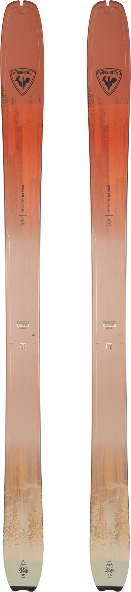 Men's Touring Skis Escaper 105 Nano Open | Orange | Rossignol