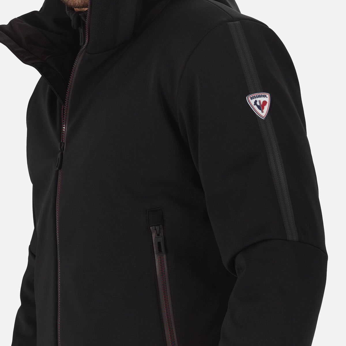 Rossignol Men's Softshell Flat Ski Jacket Black