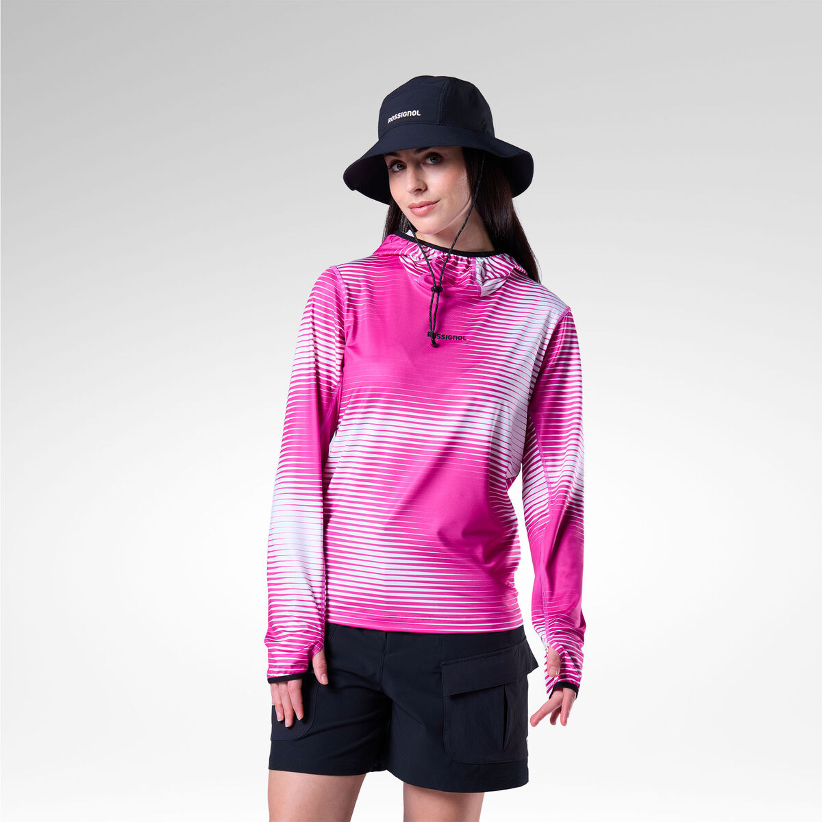 Rossignol Women's Westweg Sun Hoodie Pink/Purple