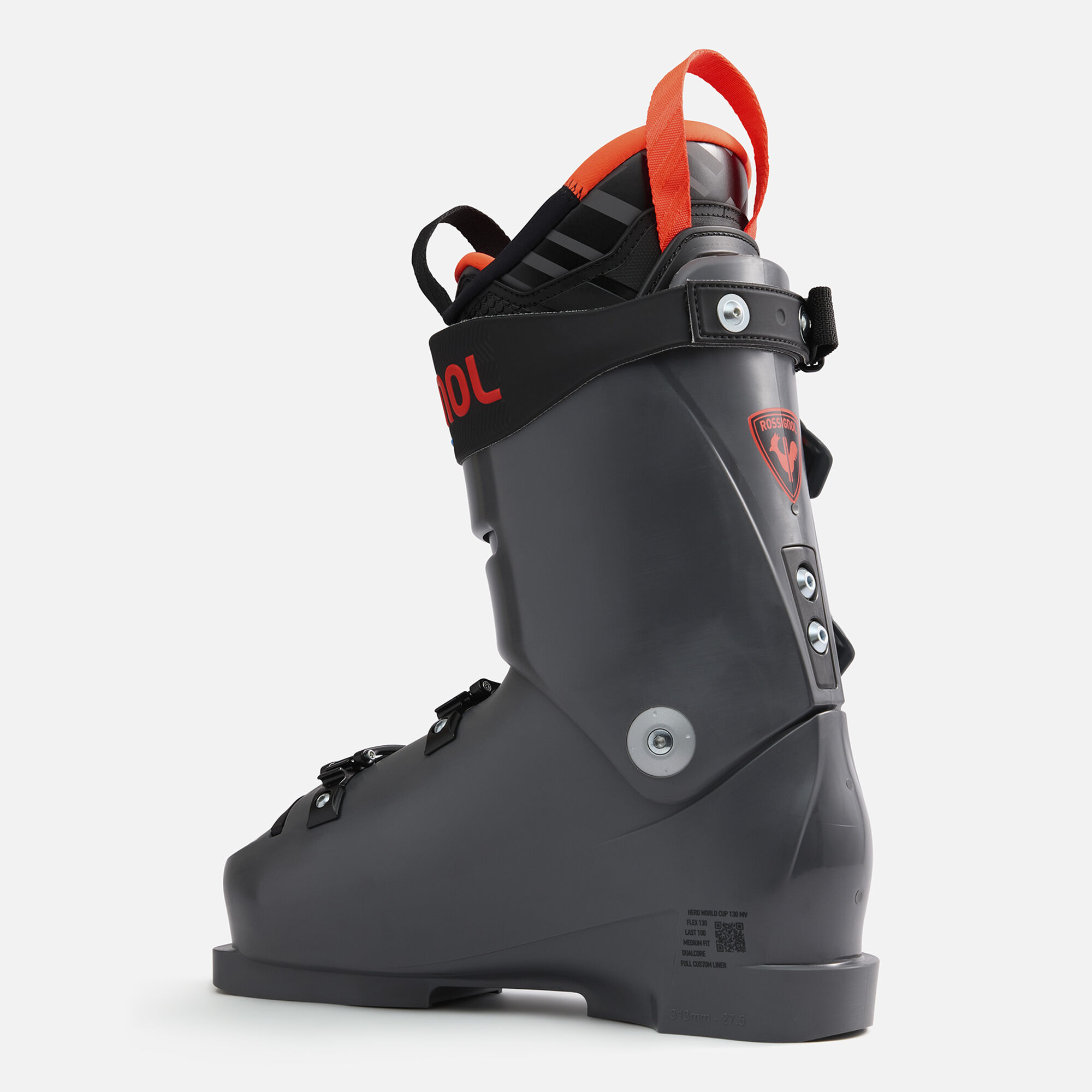 Unisex Racing Ski Boots Hero World Cup 130 Mv | Grey | Rossignol