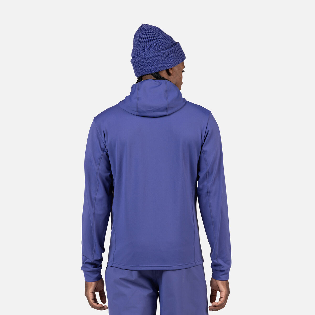 Rossignol Men's Mid Layer Full-Zip Hoodie Jacket Blue